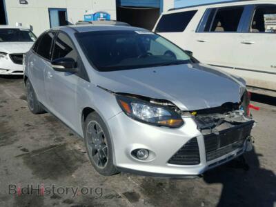 2014 Ford FOCUS Focus SE, серебристый — VIN 1FADP3F21EL348781, Copart