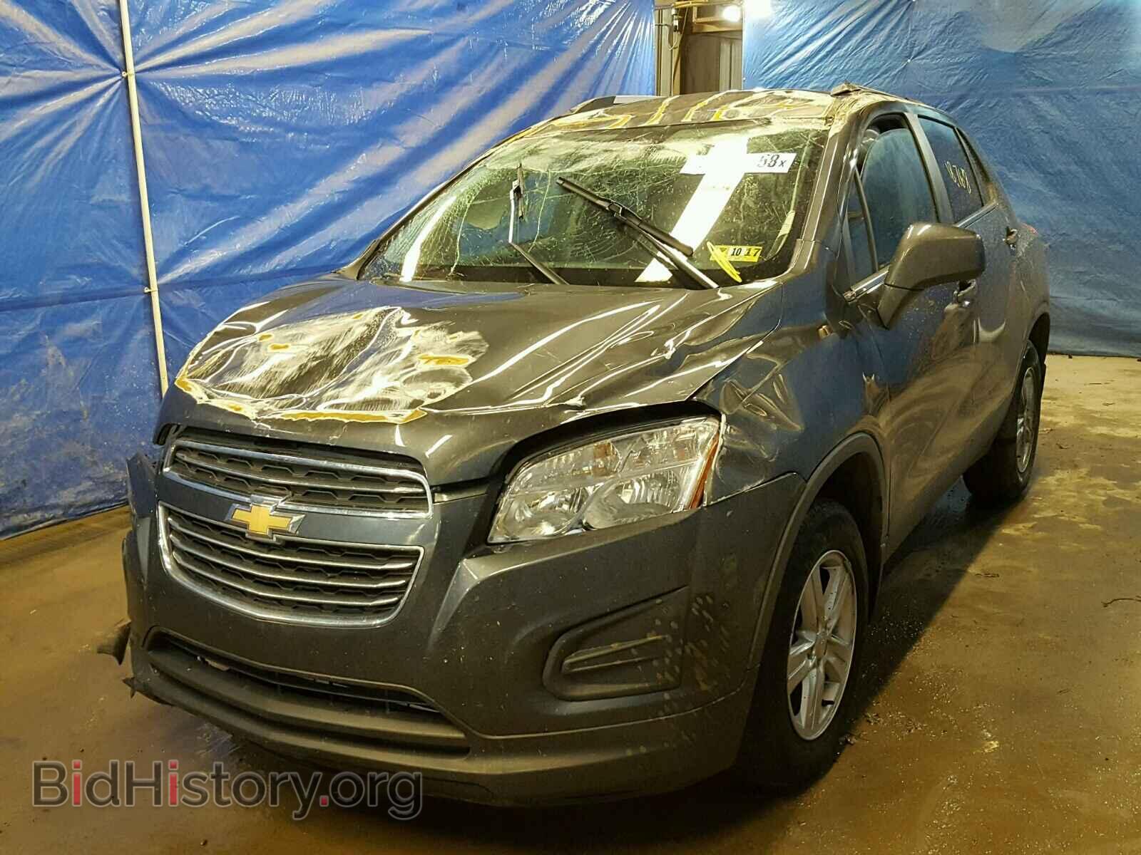 2016 CHEVROLET TRAX - VIN: 3GNCJPSB3GL265436 - Фото 2