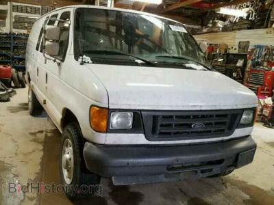 2007 Ford ECONOLINE, белый — VIN 1FTSS34L87DB48442, Copart
