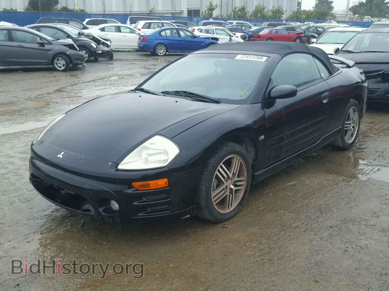 2003 MITSUBISHI ECLIPSE - VIN: 4A3AE75H43E049641 - Фото 2