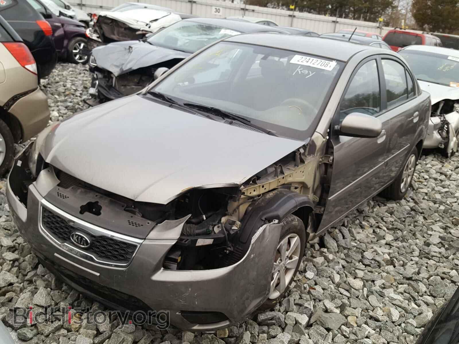 2011 KIA RIO BASE - VIN: KNADH4A37B6737798 - Фото 2