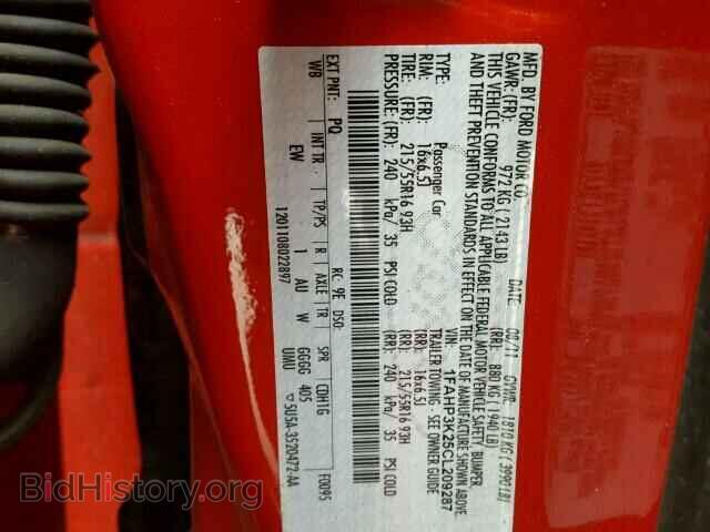 2012 FORD FOCUS - VIN: 1FAHP3K25CL209287 - Photo 10