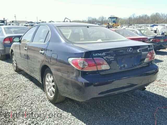 2003 LEXUS ES300 - VIN: JTHBF30G630125111 - Фото 3