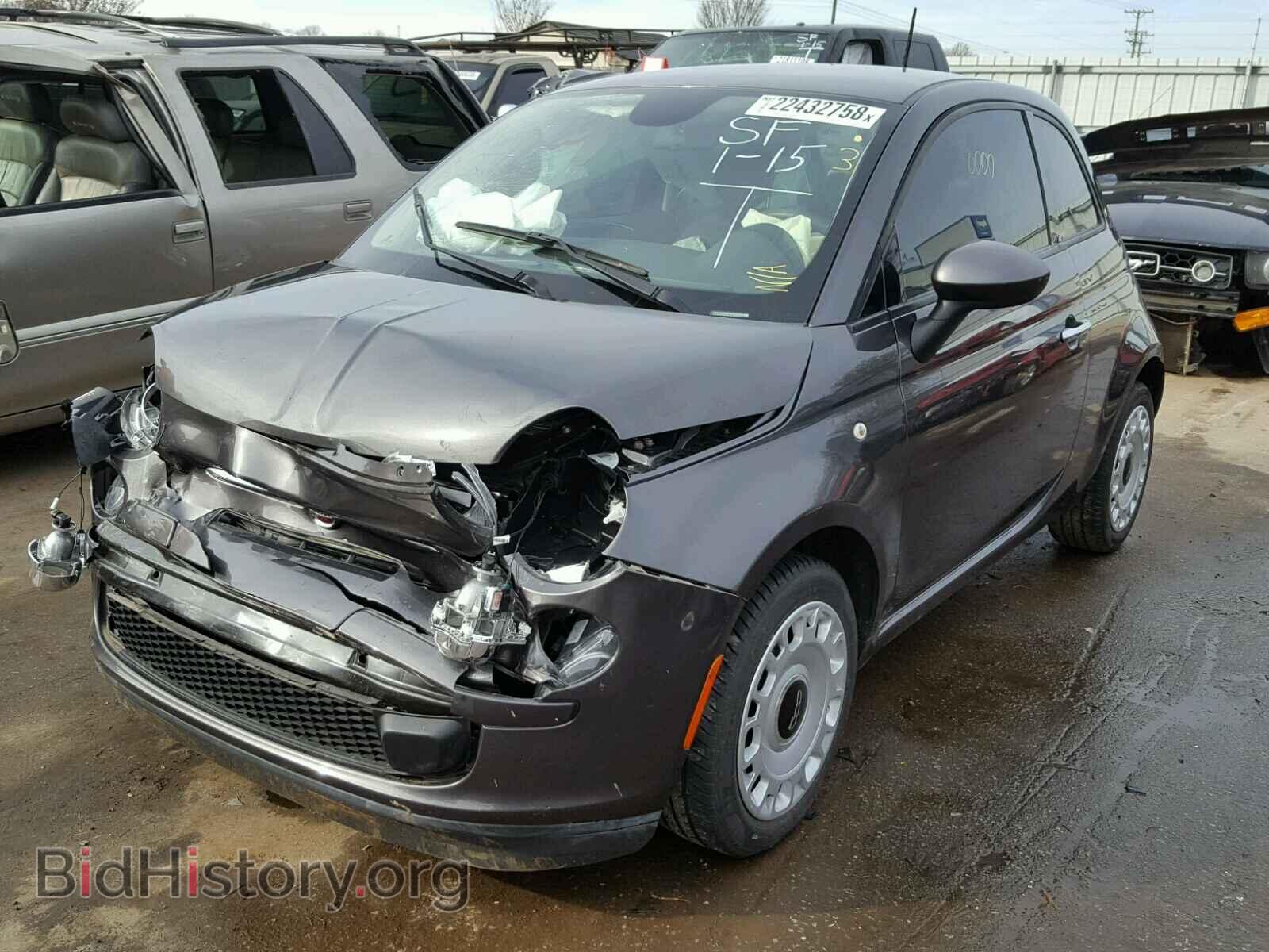2015 FIAT 500 - VIN: 3C3CFFAR7FT501995 - Фото 2
