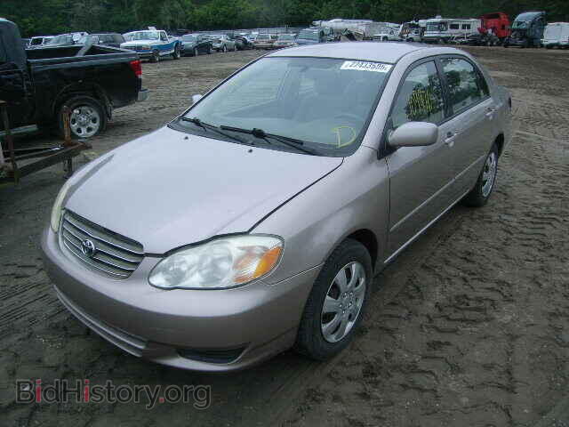 2003 TOYOTA COROLLA - VIN: 2T1BR32E93C103257 - Фото 2