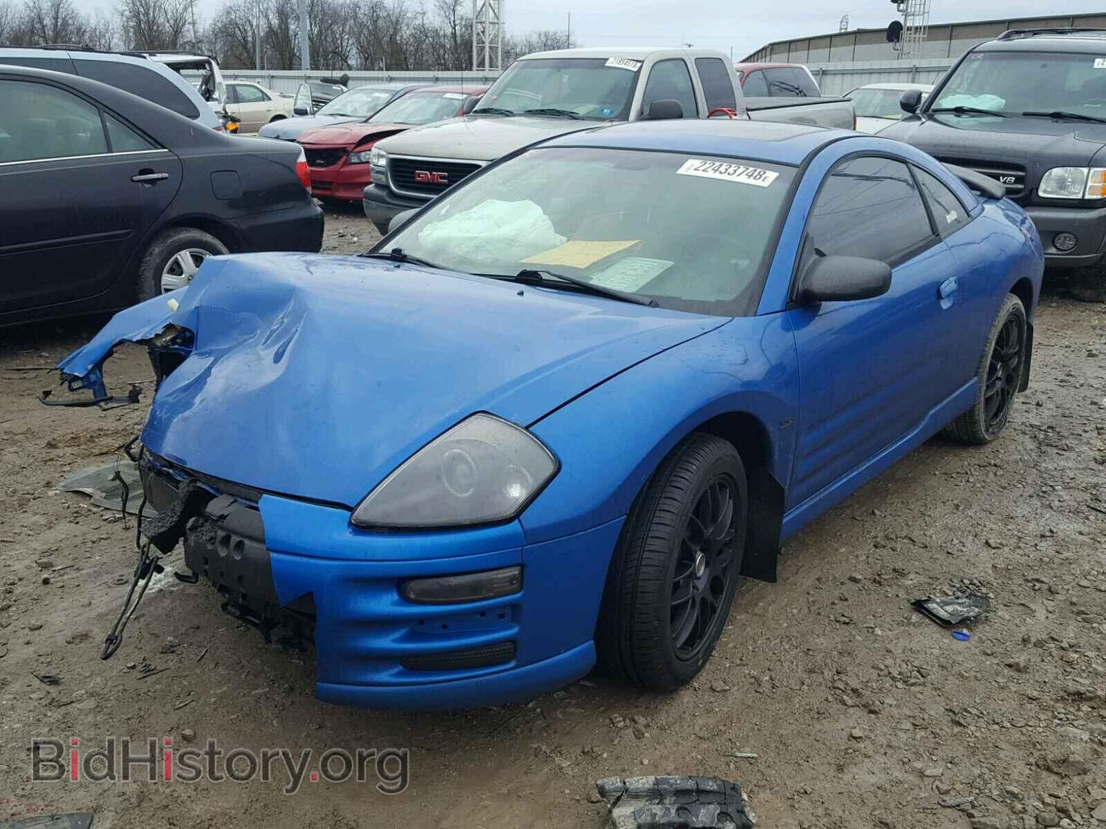 2002 MITSUBISHI ECLIPSE - VIN: 4A3AC54H72E037719 - Фото 2