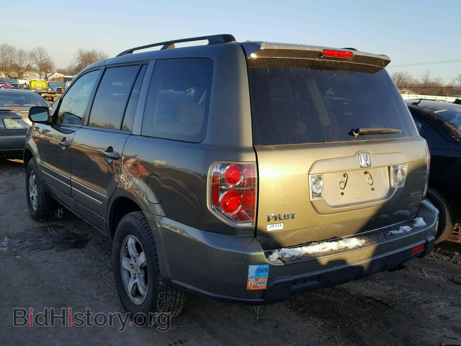 2007 HONDA PILOT - VIN: 2HKYF18427H510930 - Фото 3