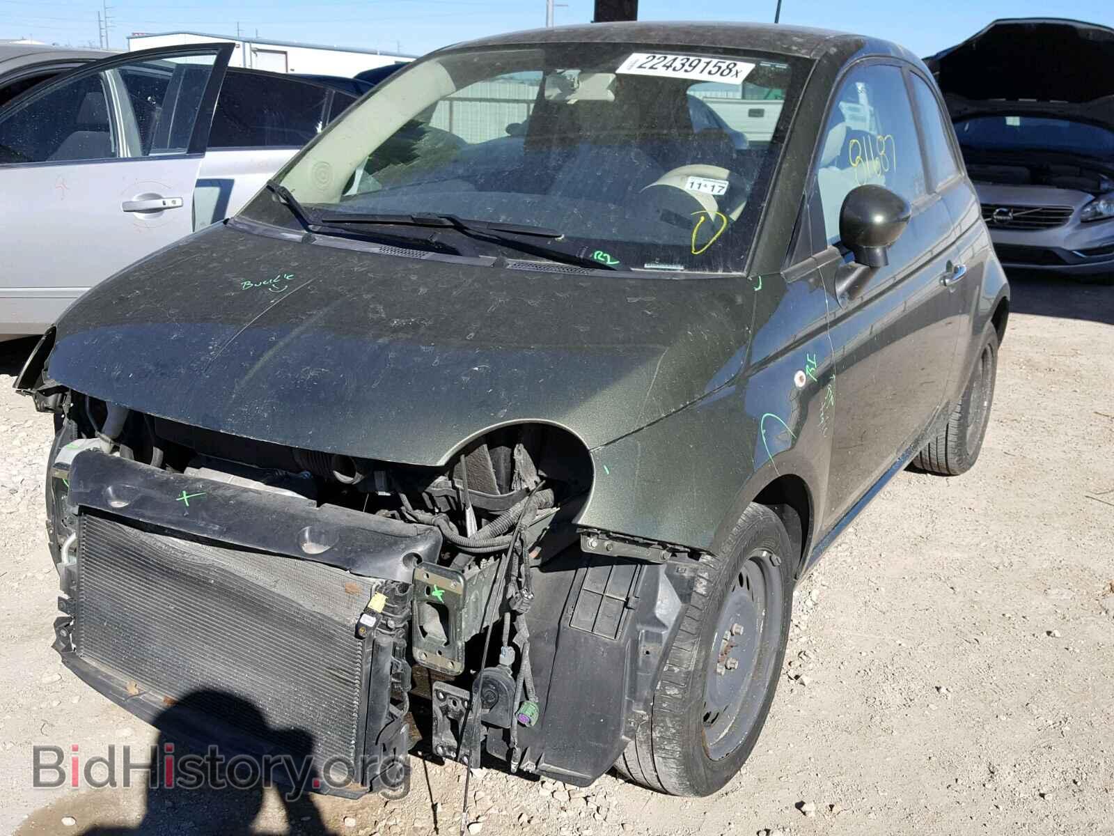 2012 FIAT 500 - VIN: 3C3CFFAR0CT179714 - Фото 2