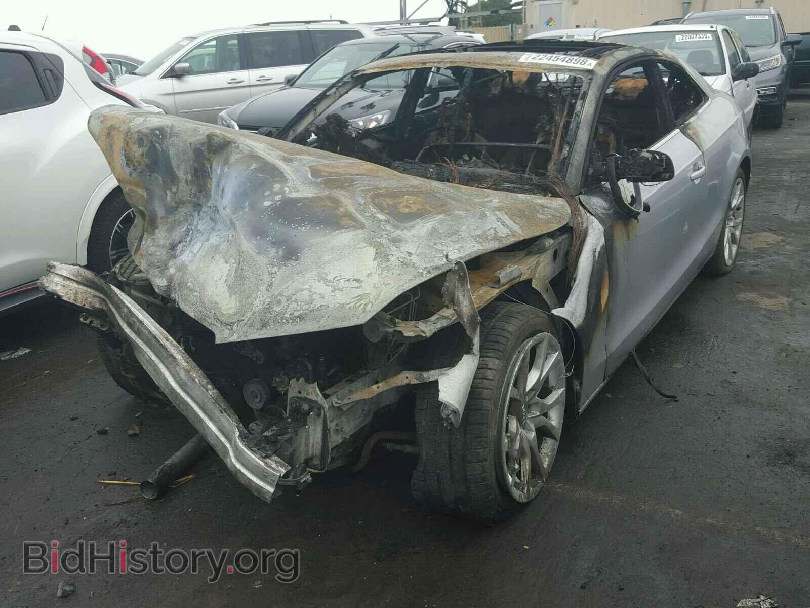 2012 AUDI A5 - VIN: WAULFAFR9CA018791 - Фото 2