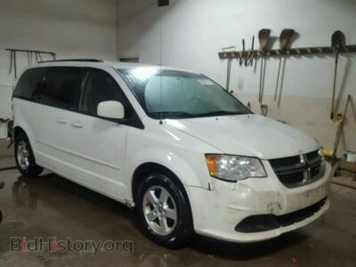 2011 Dodge CARAVAN Grand Cara, белый — VIN 2D4RN3DGXBR656591, Copart