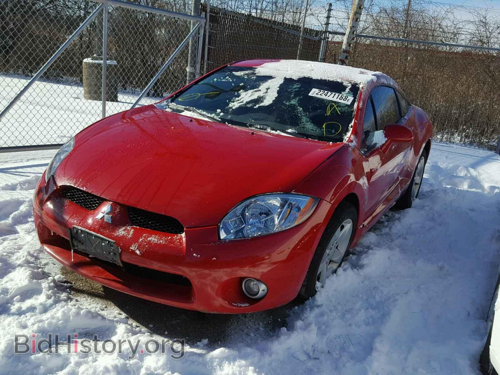 2006 MITSUBISHI ECLIPSE - VIN: 4A3AK34T06E007298 - Фото 2