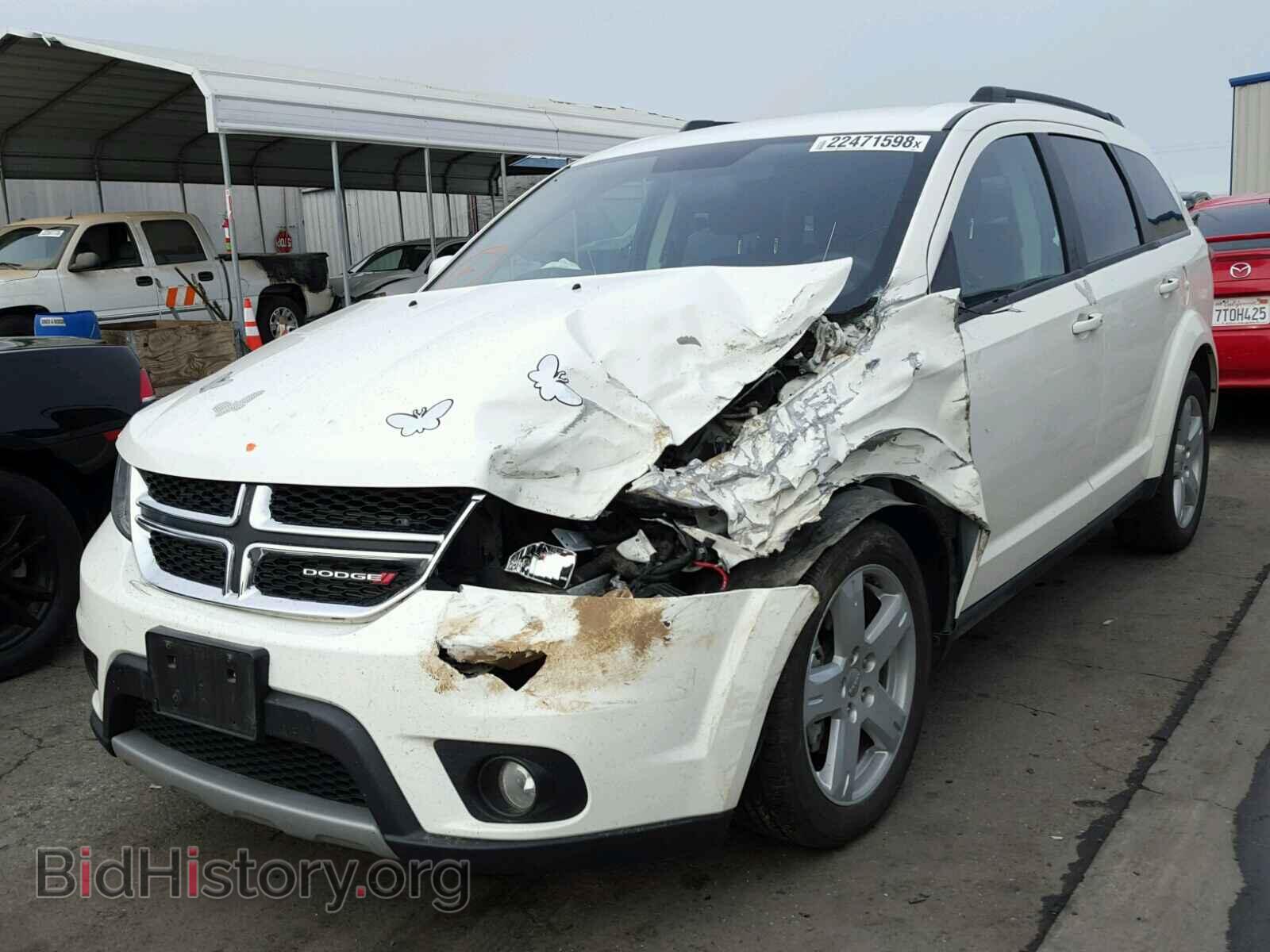 2012 DODGE JOURNEY - VIN: 3C4PDCBGXCT368398 - Фото 2