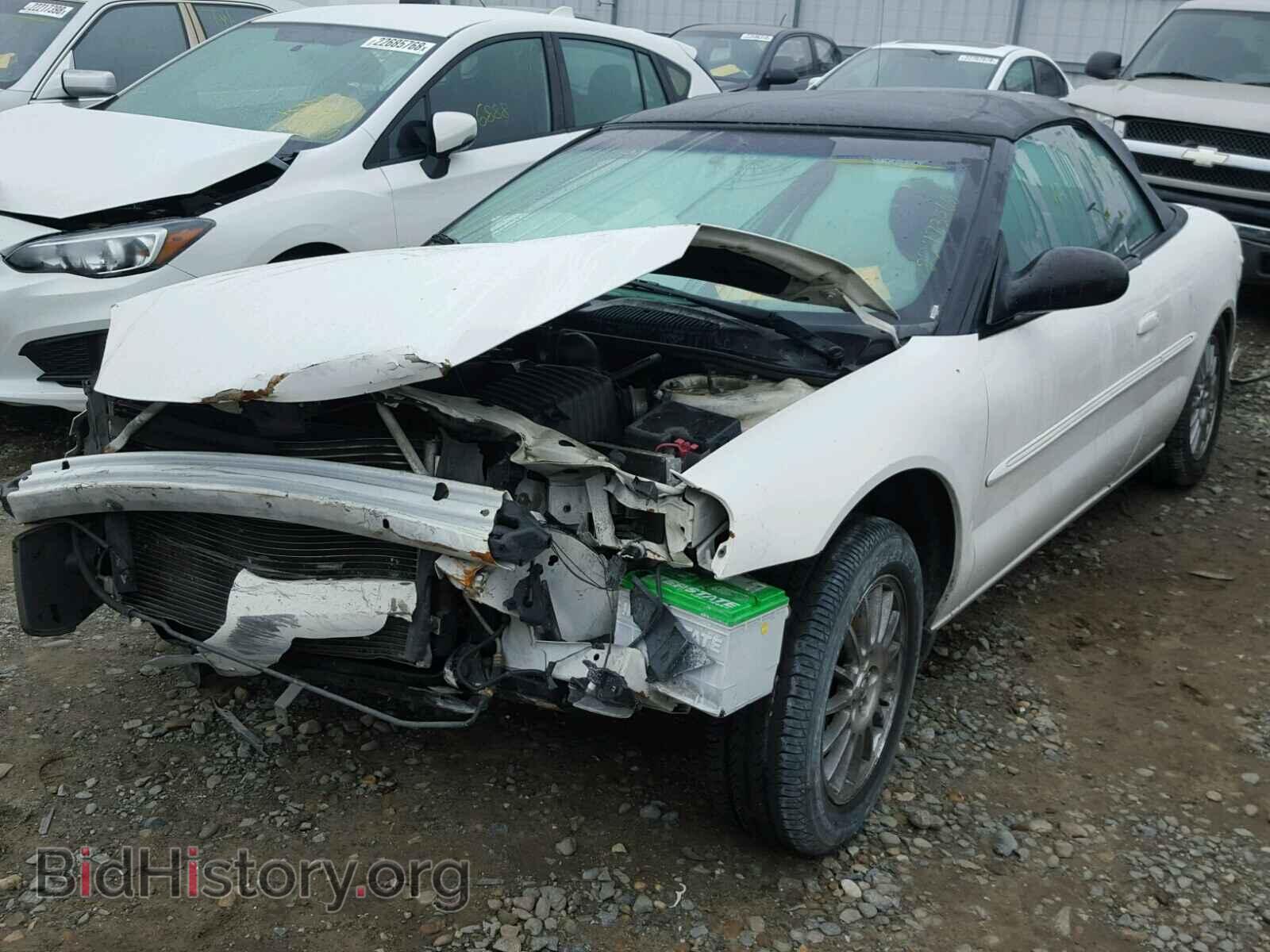 2005 CHRYSLER SEBRING - VIN: 1C3EL55R45N602397 - Фото 2
