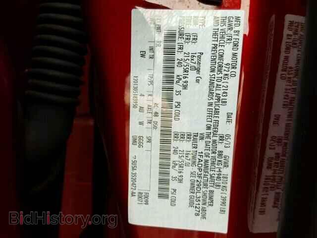 2013 FORD FOCUS - VIN: 1FADP3F29DL351278 - Photo 10