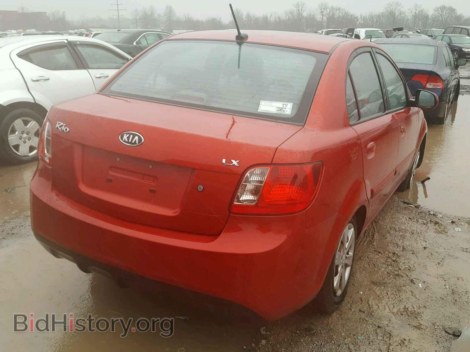 2011 KIA RIO BASE - VIN: KNADH4A30B6734676 - Фото 4