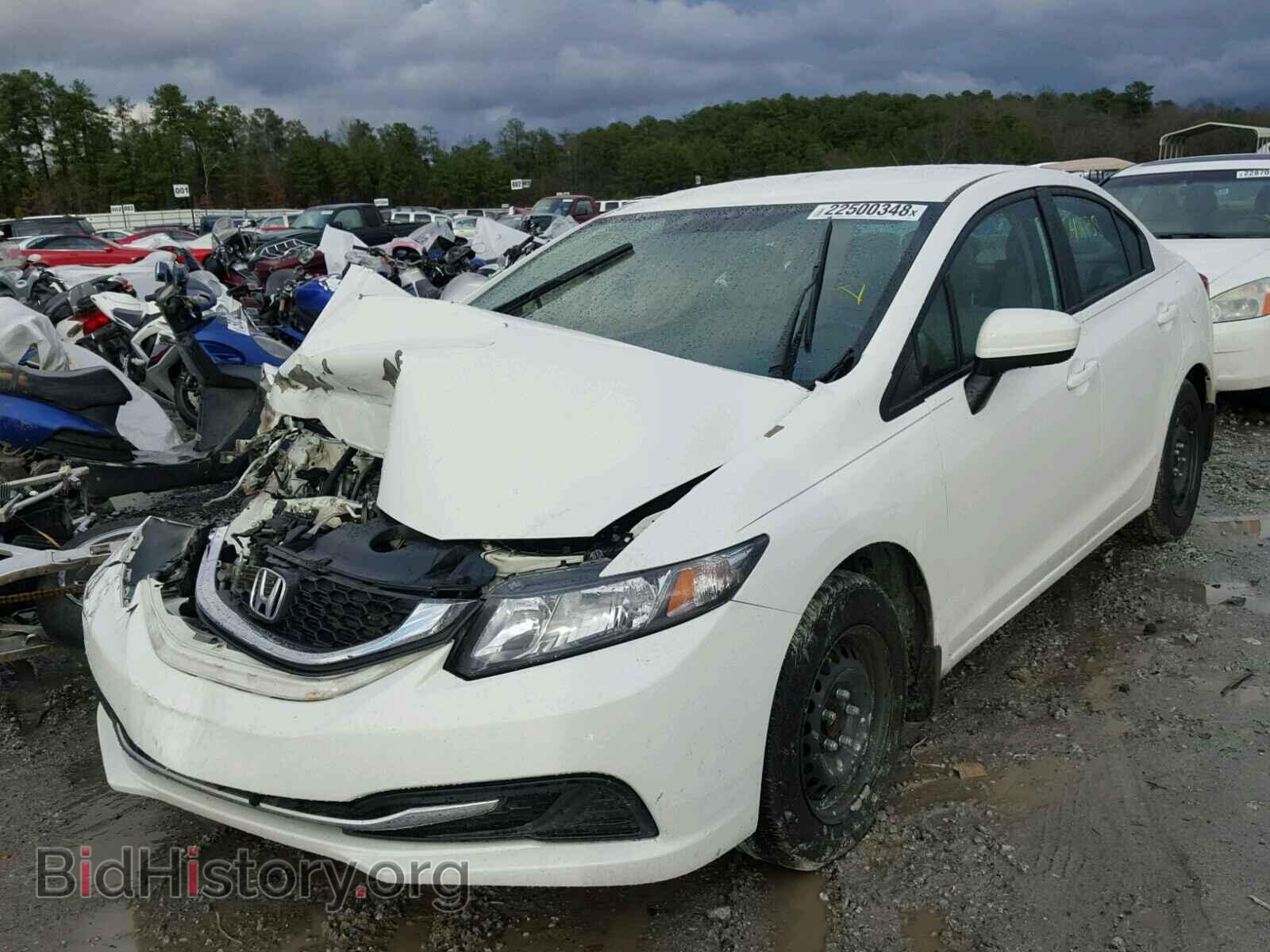 2014 HONDA CIVIC - VIN: 2HGFB2F58EH528506 - Фото 2