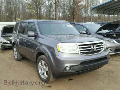 2014 Honda PILOT PILOT EXL, gray — VIN 5FNYF4H57EB015905, Copart