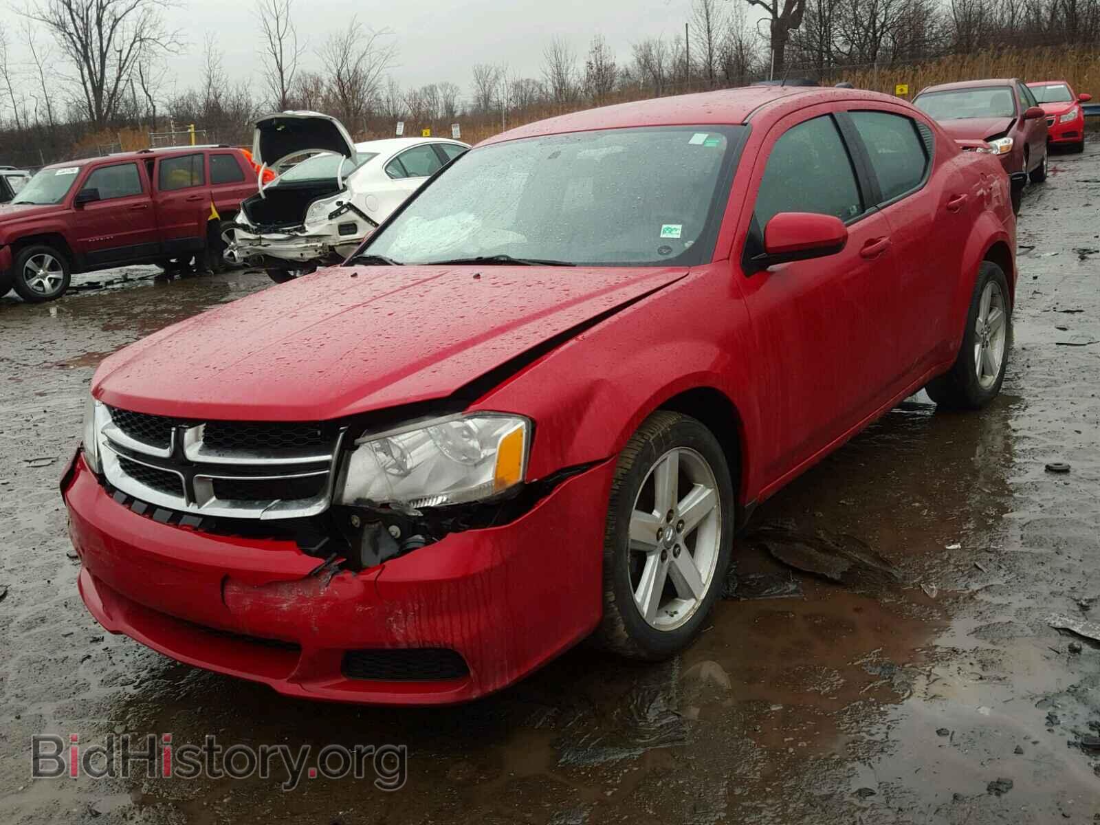 2012 DODGE AVENGER - VIN: 1C3CDZCB4CN227738 - Фото 2