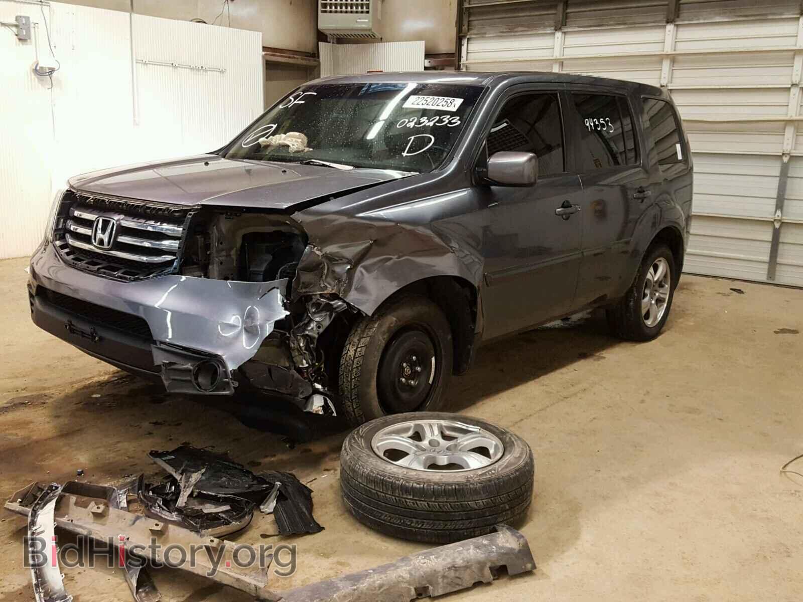 2012 HONDA PILOT - VIN: 5FNYF4H56CB023233 - Фото 2