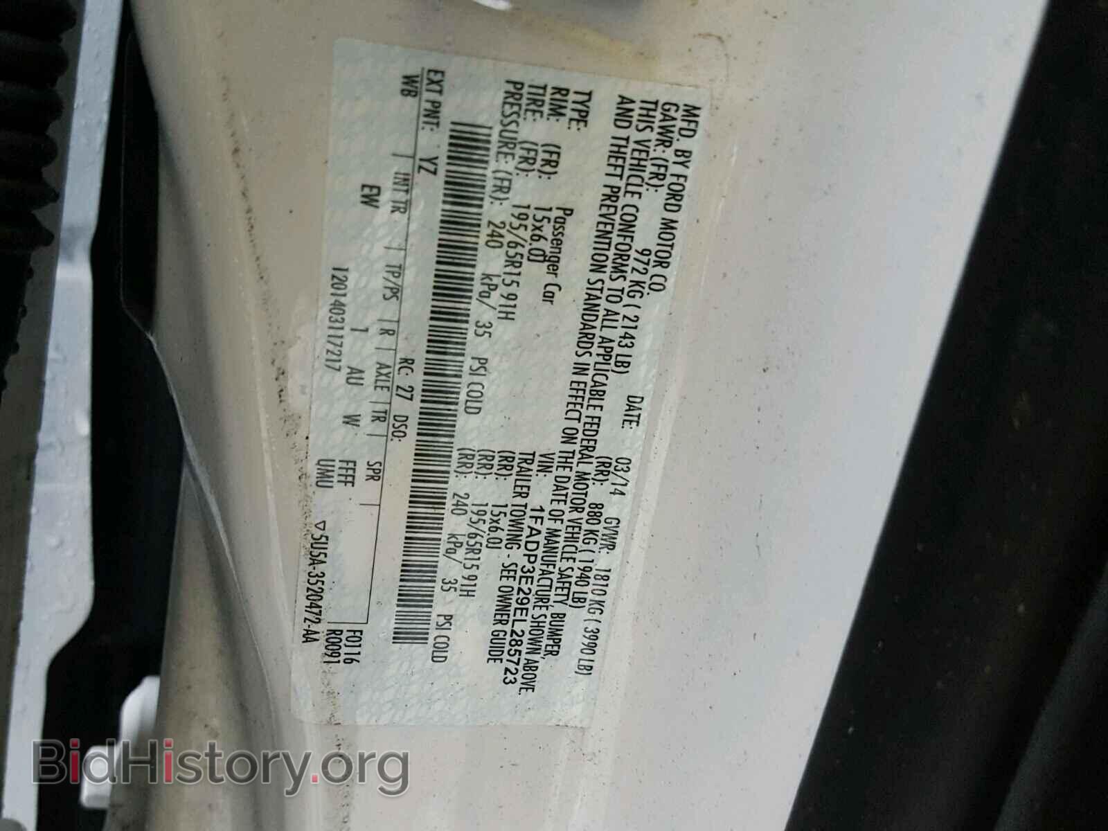 2014 FORD FOCUS - VIN: 1FADP3E29EL285723 - Photo 10