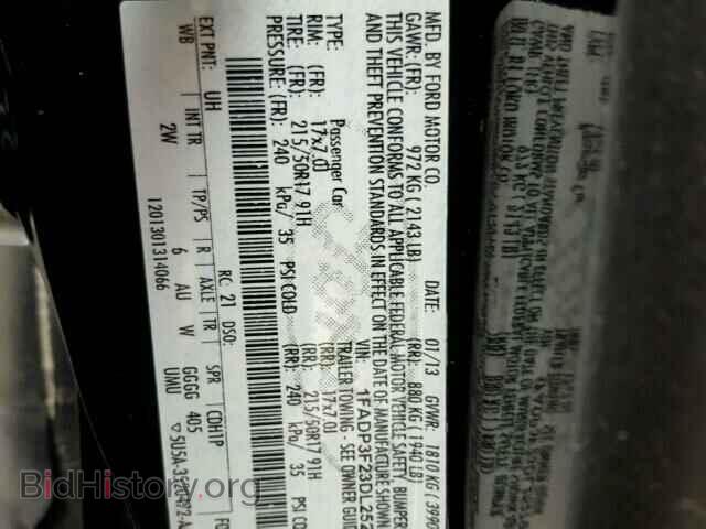 2013 FORD FOCUS - VIN: 1FADP3F23DL252794 - Photo 10