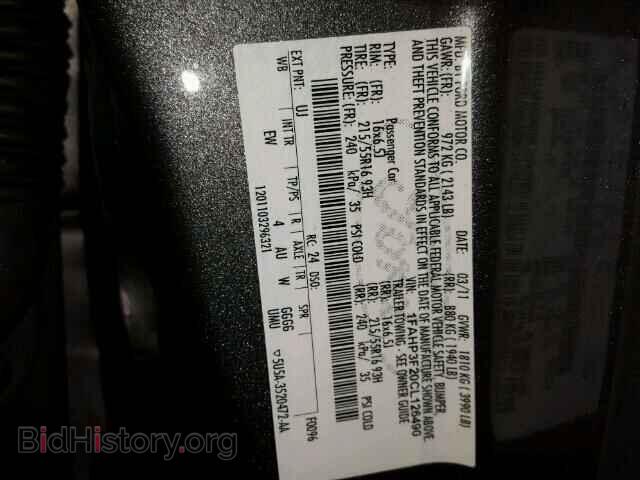 2012 FORD FOCUS - VIN: 1FAHP3F20CL126490 - Photo 10