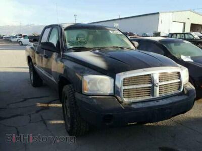 2005 Dodge DAKOTA Dakota QUA, black — VIN 1D7HE28N55S192811, Copart