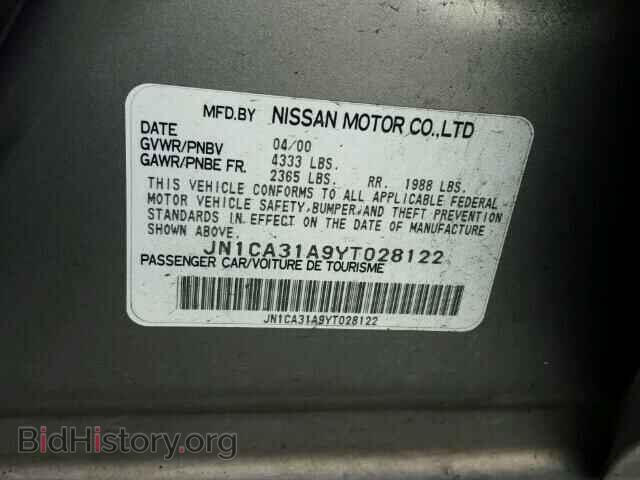 2000 NISSAN MAXIMA - VIN: JN1CA31A9YT028122 - Фото 10
