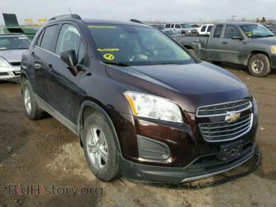 2015 Chevrolet TRAX Trax 1LT, черный — VIN KL7CJLSB5FB258194, Copart