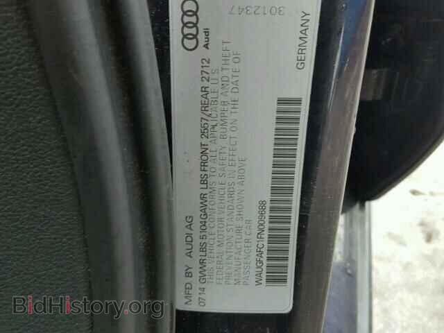 2015 AUDI A6 - VIN: WAUGFAFC1FN009688 - Фото 10