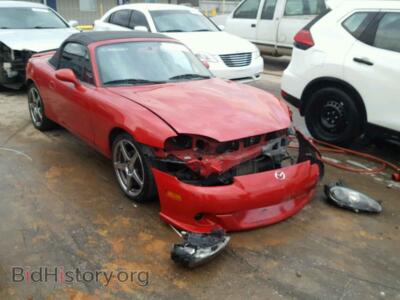 2004 Mazda MIATA MX-5 Miata, красный — VIN JM1NB354X40405012, Copart