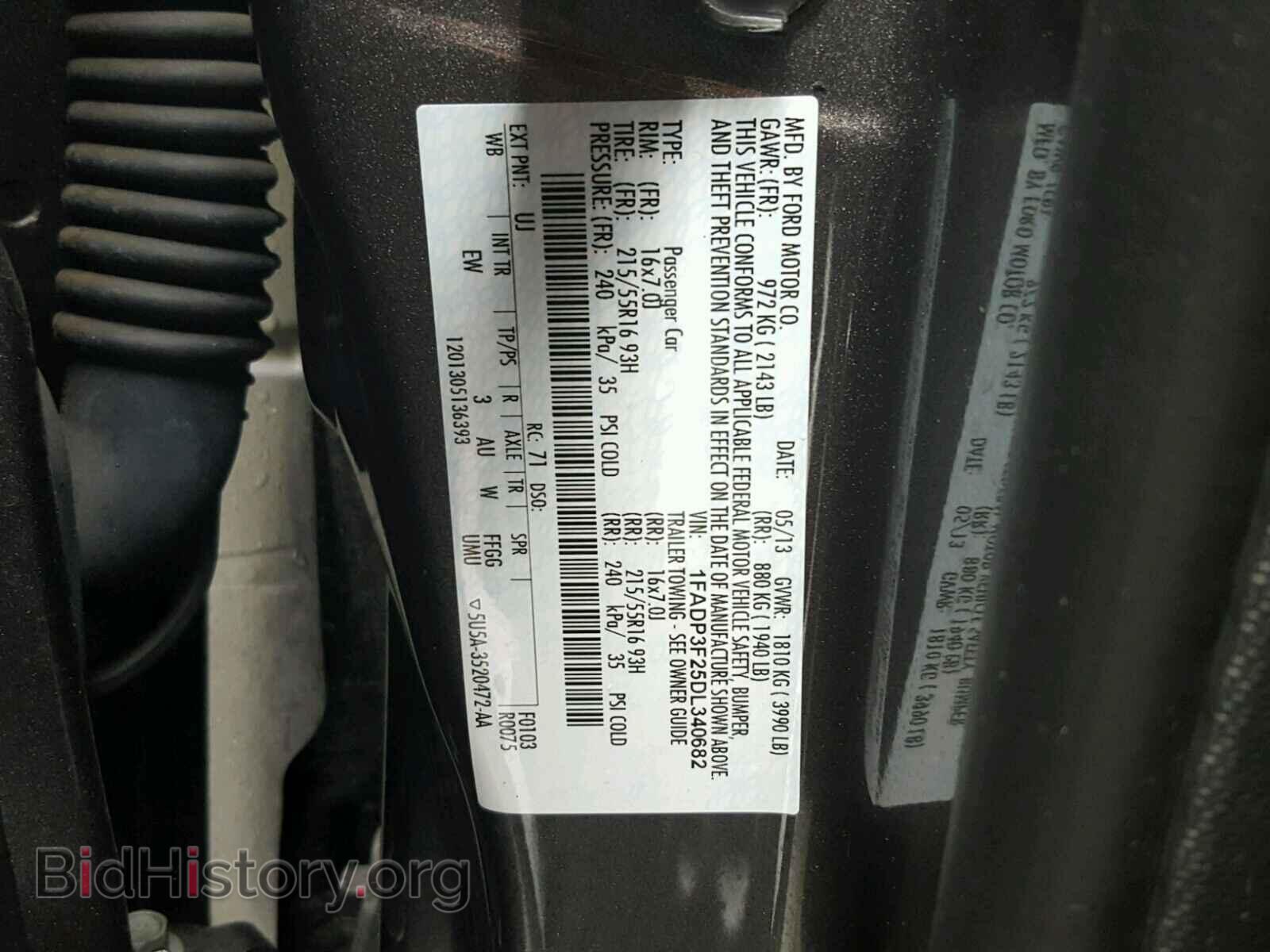 2013 FORD FOCUS - VIN: 1FADP3F25DL340682 - Photo 10