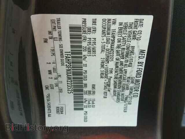 2010 FORD FOCUS - VIN: 1FAHP3FNXAW223525 - Фото 10