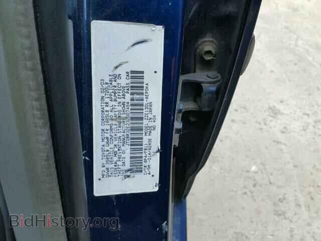 2003 TOYOTA COROLLA - VIN: JTDBR32E232007484 - Фото 10