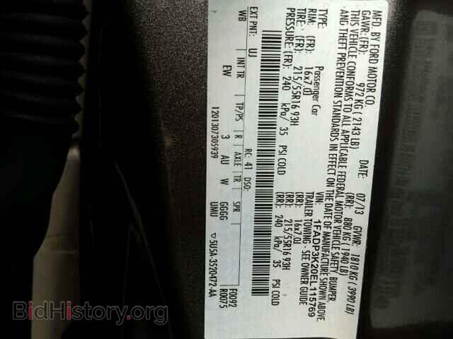2014 FORD FOCUS - VIN: 1FADP3K20EL115769 - Photo 10