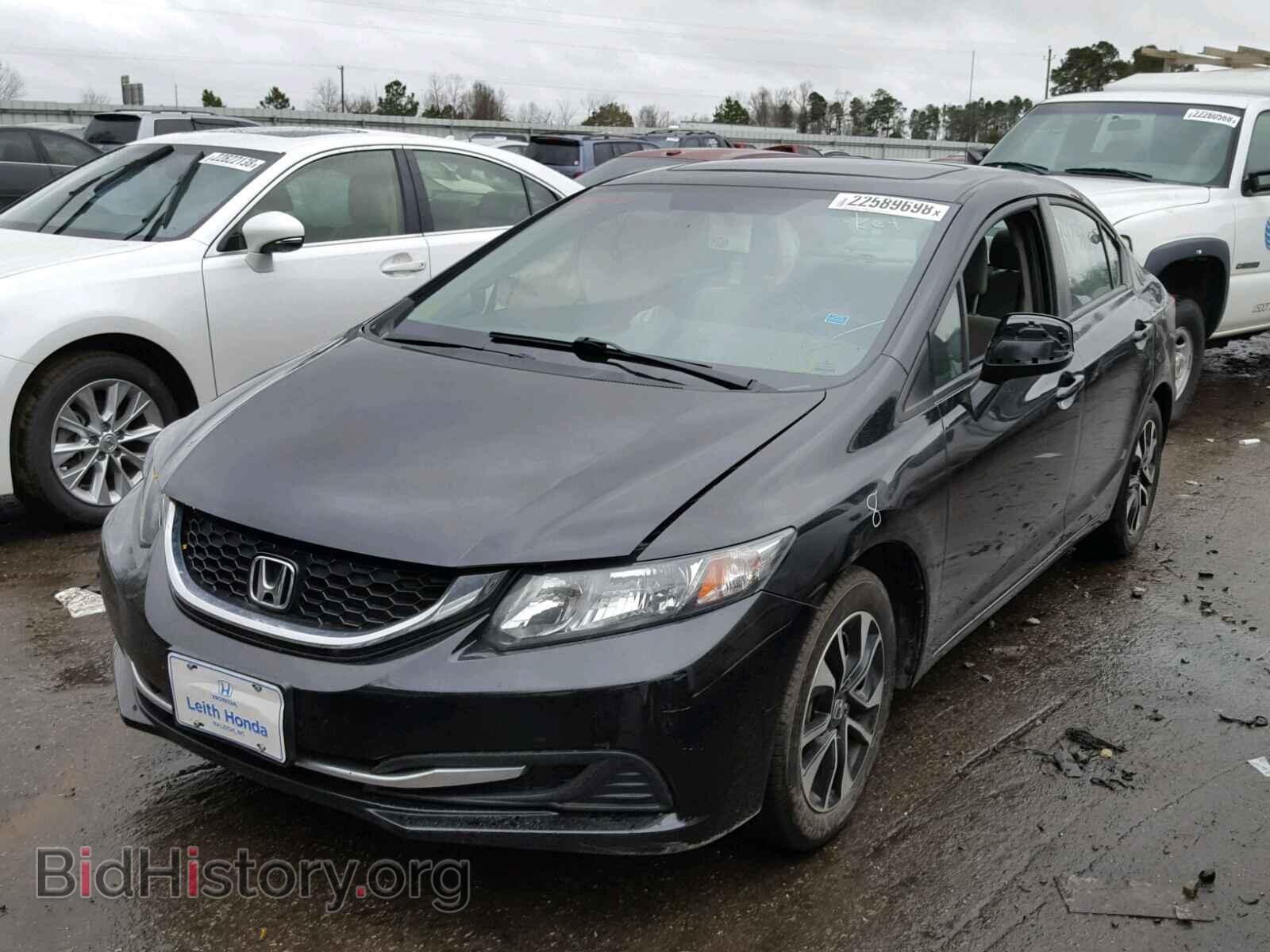 2013 HONDA CIVIC - VIN: 2HGFB2F84DH555243 - Фото 2
