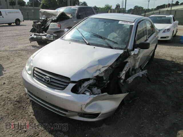 2003 TOYOTA COROLLA - VIN: 2T1BR32E43C020934 - Фото 2