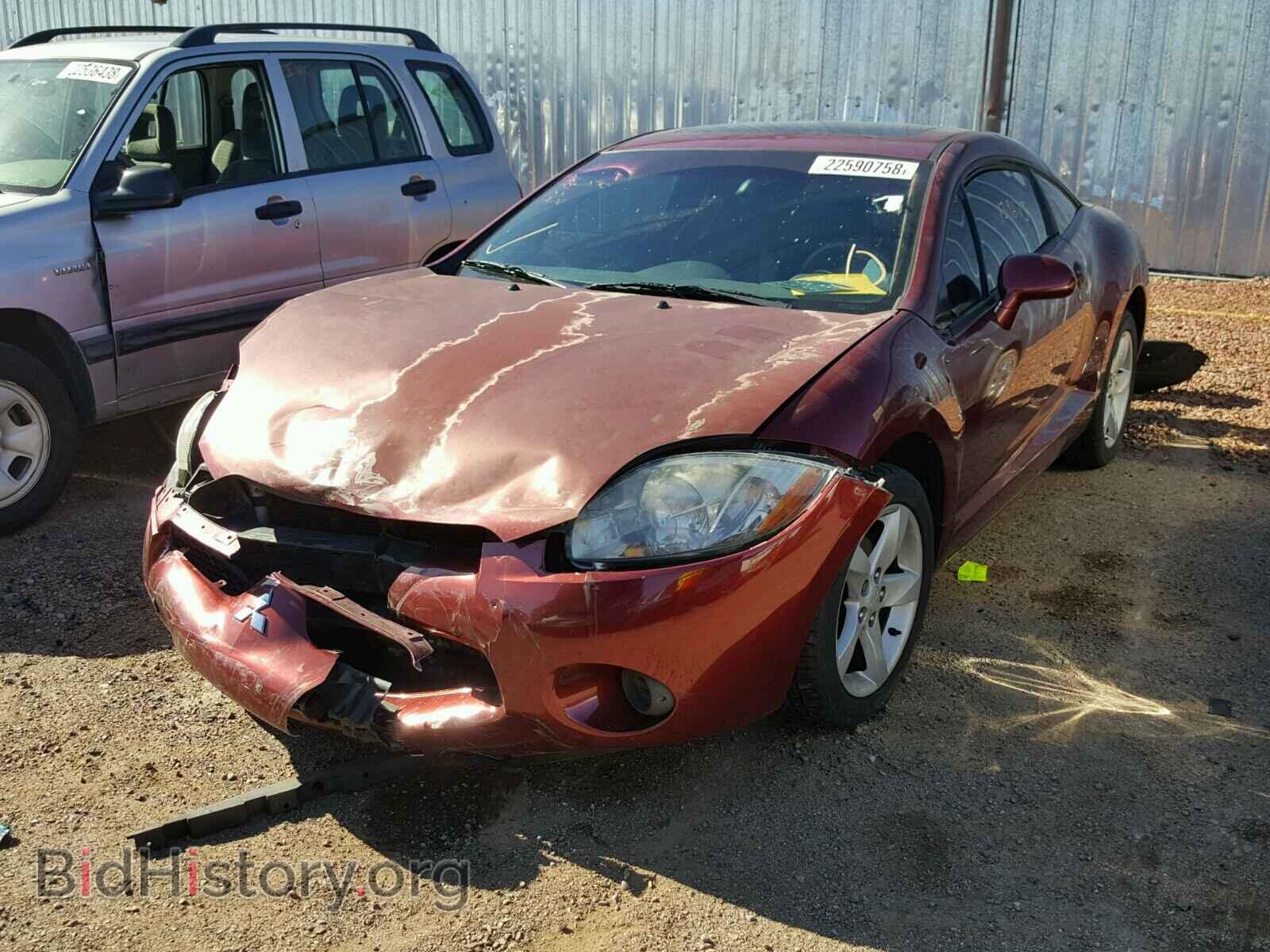 2006 MITSUBISHI ECLIPSE - VIN: 4A3AK24F26E039268 - Фото 2