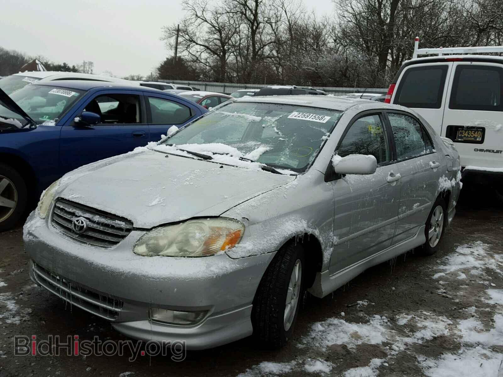 2003 TOYOTA COROLLA - VIN: 2T1BR32E93C017995 - Фото 2