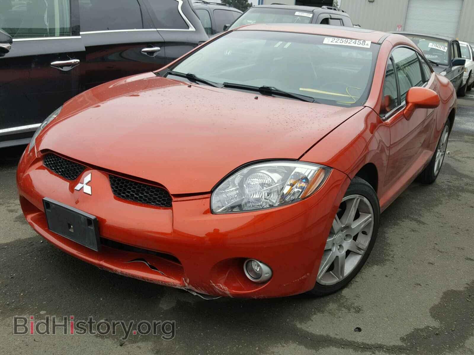 2006 MITSUBISHI ECLIPSE - VIN: 4A3AK34TX6E004943 - Фото 2