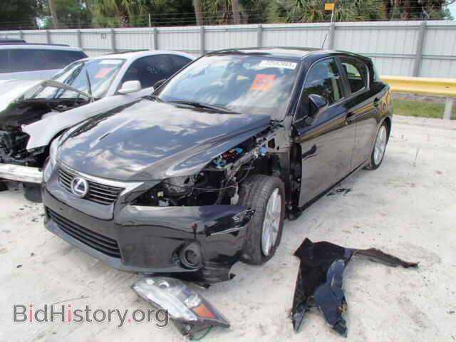 2012 LEXUS CT 200 - VIN: JTHKD5BH6C2065889 - Фото 2