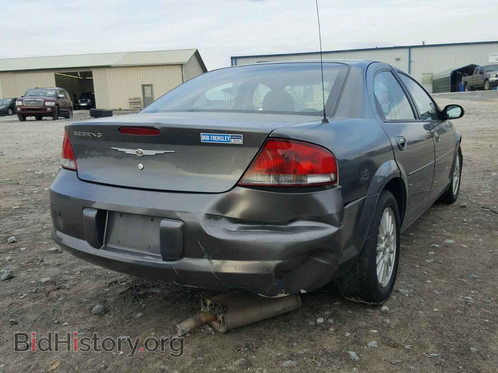 2004 CHRYSLER SEBRING - VIN: 1C3EL46X34N370719 - Фото 4