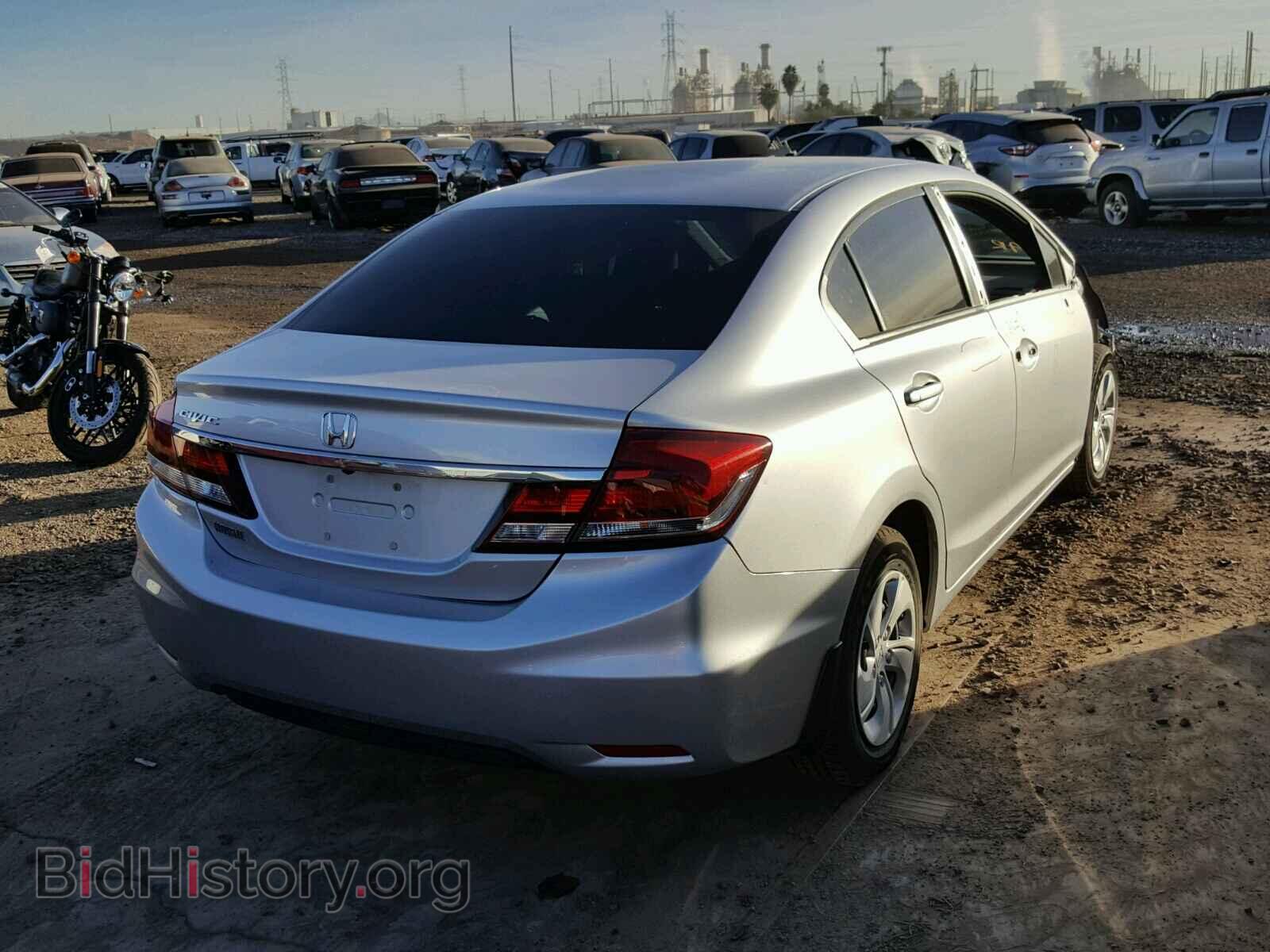 2013 HONDA CIVIC - VIN: 19XFB2F57DE041676 - Фото 4