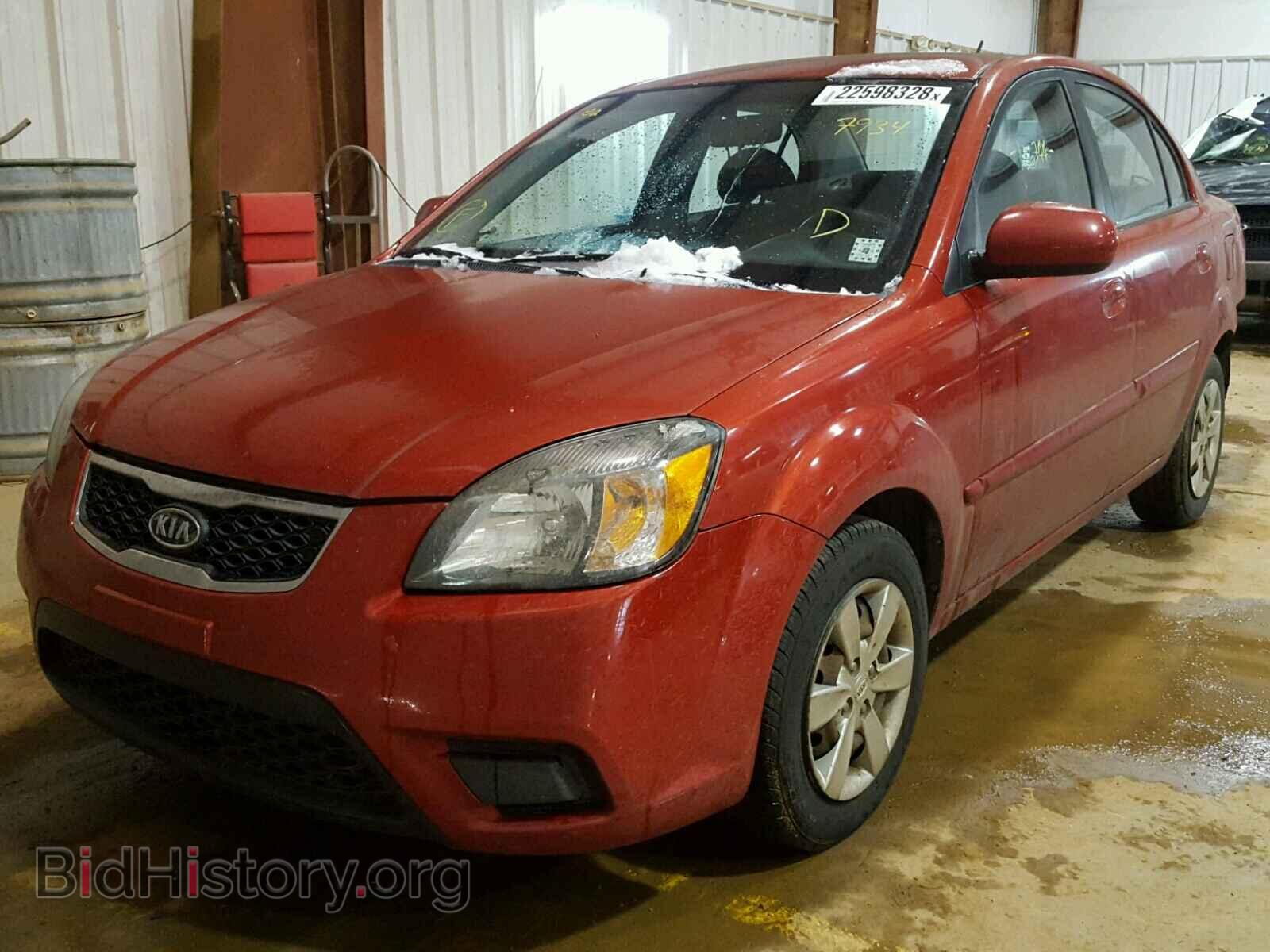 2011 KIA RIO BASE - VIN: KNADH4A30B6737934 - Фото 2