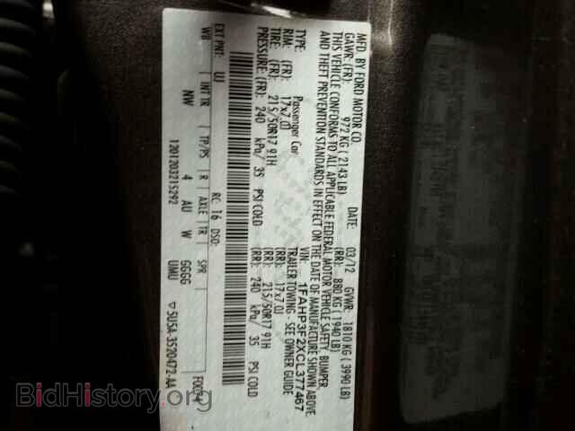 2012 FORD FOCUS - VIN: 1FAHP3F2XCL377467 - Photo 10