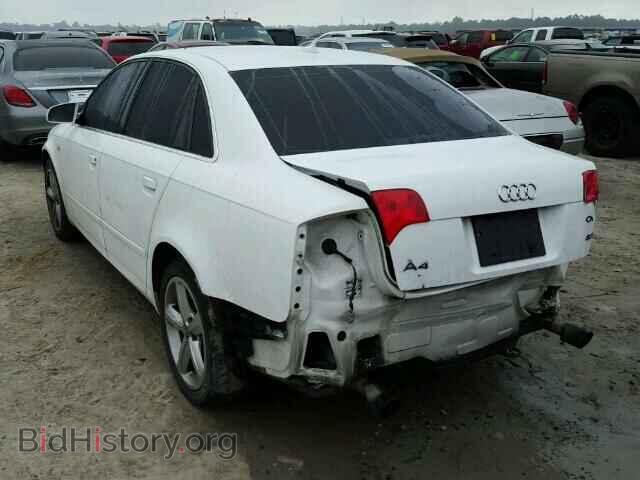 2007 AUDI A4 - VIN: WAUAH78E77A008250 - Фото 3
