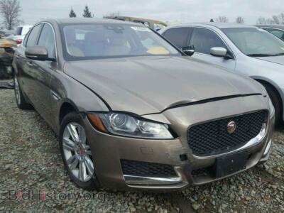 2017 Jaguar XF XF Premium, brown — VIN SAJBD4BV4HCY41151, Copart