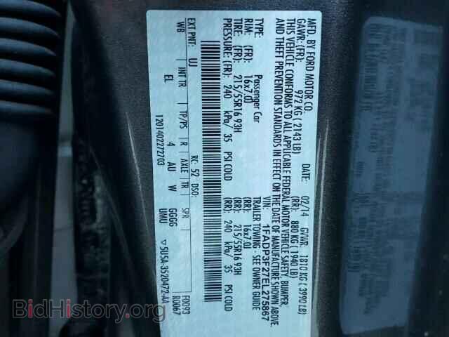 2014 FORD FOCUS - VIN: 1FADP3F27EL275867 - Photo 10