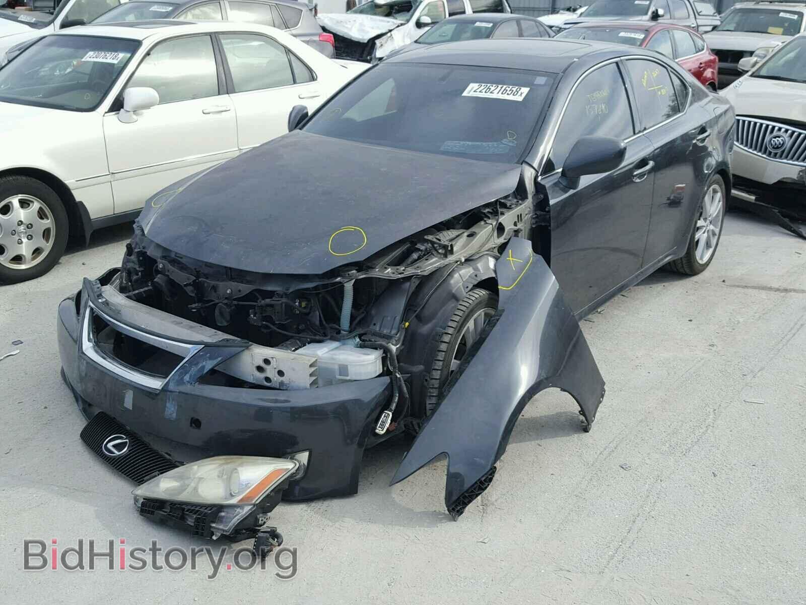 2007 LEXUS IS250 - VIN: JTHBK262X75037785 - Фото 2