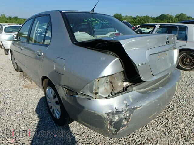 2006 MITSUBISHI LANCER - VIN: JA3AJ26E46U063294 - Фото 3